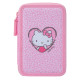 BAAGL Školní penál třípatrový Hello Kitty Sweet Leopard GRS