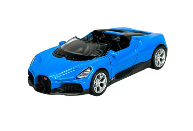 Welly Bugatti W16 Mistral modrý, 1:34-39