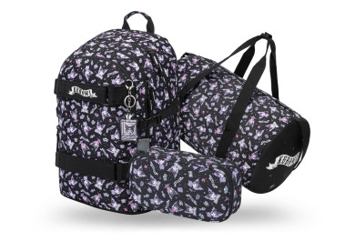 BAAGL SET 3 Skate Kuromi Black: batoh, penál, sportovní taška GRS