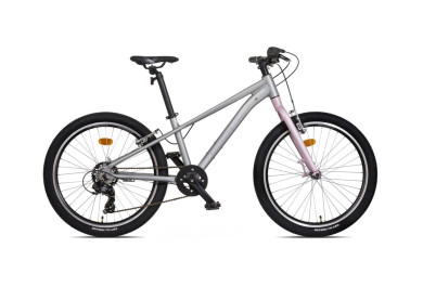 Dětské jízdní kolo Mayo 24 EGO FIT V, 7spd, 2026 stříbrno-růžové