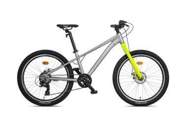 Dětské jízdní kolo Mayo 24 EGO FIT D, 7spd, 2026 stříbrno-zelené