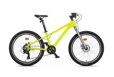 Dětské jízdní kolo Mayo 24 EGO FIT D, 7spd, 2026 zeleno-stříbrné
