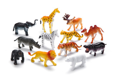 Faunika Zvířátka figurky v tubě - Safari