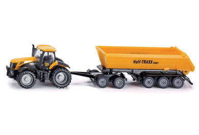 SIKU Super - Traktor se sklápěcím přívěsem, 1:87