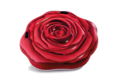 Intex Nafukovací lehátko, Rudá růže 137x132 cm 