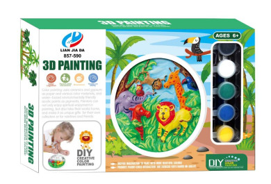 Alltoys 3D malování, divoká zvířata