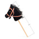 Faunica Hobby horse Baron, černý kůň na tyči se zvuky