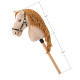 Faunica Hobby horse Gracia, béžová klisna na tyči, provázková hříva