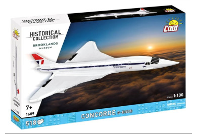 Cobi 1689 Concorde z Brooklands Museum, 1:100, 518 kostek