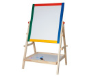 Dětská stojanová tabule-natur rám s poličkou, 65cm