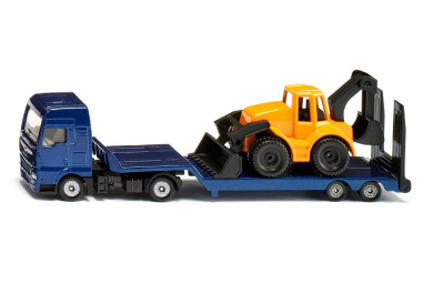 SIKU Super - dlouhý tahač s rypadlem, 1:87