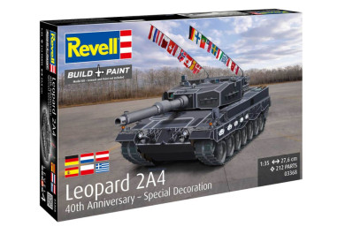 Revell ModelKit tank 03368 - Leopard 2A4 Special Decoration 40th Anniversary (1:35)