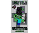 Jerry Fabrics dětská osuška Minecraft Hostile Behaviour, 70x140 cm