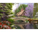 Castorland puzzle 1000 dílků - Dům u mostu