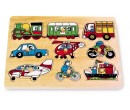 Legler dřevěné vkládací puzzle, Doprava 30 x 22 x 2 cm