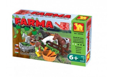 Stavebnice Dromader 28302 Koníci, 89 dílků