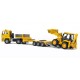 Bruder 2776 MAN TGA Trailer s JCB 4CX traktorbagr