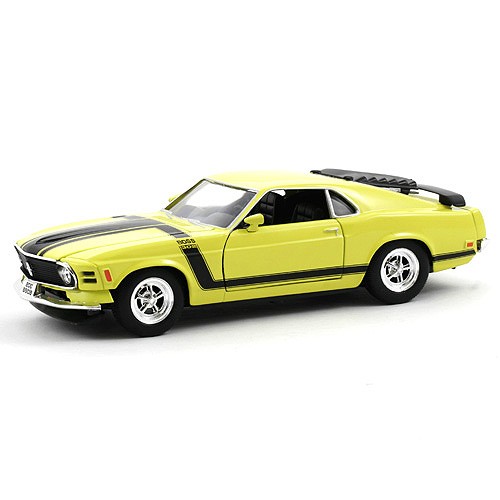 Welly Ford Mustang Boss 302 (1970) Žlutý 1:24