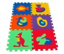 Pěnový koberec MAXI 6  Zvířata 1 - Malý Genius , 6 barev