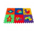 Pěnový koberec MAXI 6  Zvířata 2 - Malý Genius , 6 barev