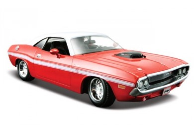 Maisto Dodge Challenger R/T Coupe (1970), Červený 1:24
