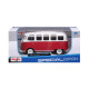 Maisto Volkswagen Van Samba, Červený 1:25