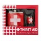 Dárková placatka Thirst Aid, První pomoc