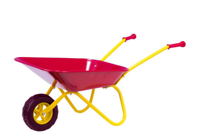 Dětské plechové kolečko 78 cm Yupee, červené