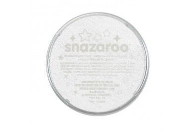 Snazaroo třpytivá barva na obličej 18 ml. - Bílá
