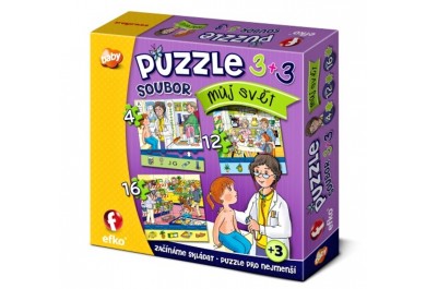 Efko soubor puzzle 3 v 1, Můj svět