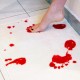 Krvavá koupelnová předložka