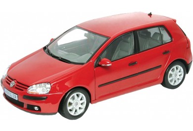 Welly Volkswagen Golf V Červený 1 : 24