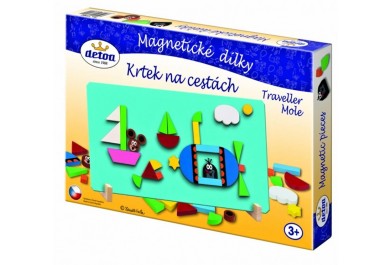 Detoa Magnetické puzzle Krtek na cestách