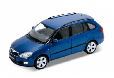 Welly Škoda Fabia Combi Modrá (2009) 1:24