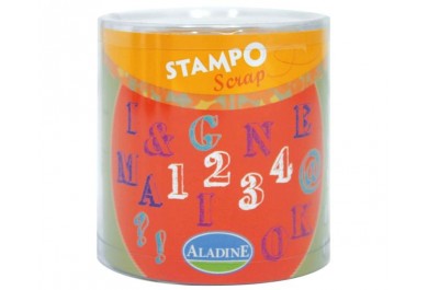 Aladine razítka na textil StampoScrap, Abeceda a číslice