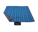 Spokey PICNIC CHECKERED Pikniková deka 150 x 180 cm modrá