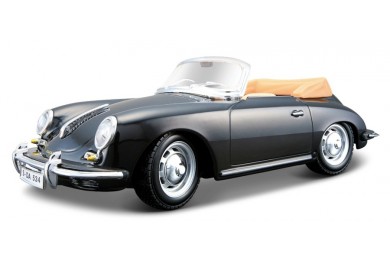 Bburago Porsche 356B Cabrio (1961) Černé 1:24