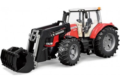 Bruder 2042 Traktor Massey Ferguson 7480 s přední lžící