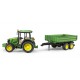 Bruder 2108 Traktor John Deere 5115M a vlečkou