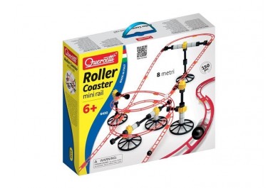 Quercetti Kuličková dráha Roller Coaster Mini, Délka 8m