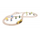 Bigjigs Rail vláčkodráha s lokomotivou Rocket - 38 dílů