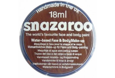 Snazaroo barva na obličej 18 ml. - Hnědá tmavší