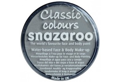 Snazaroo barva na obličej 18 ml. - Šedá, Light Grey