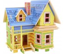 RoboTime dřevěné 3D puzzle - Domeček pro panenky Amelia