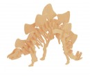 Woodcraft dřevěné 3D puzzle - skládačka Stegosaurus J014