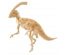 Woodcraft dřevěné 3D puzzle - skládačka Parasaurolophus J015