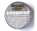 Snazaroo metalická barva na obličej 18 ml. - Stříbrná