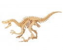 Woodcraft dřevěné 3D puzzle - skládačka Velociraptor J004