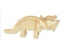 Woodcraft Dřevěné 3D puzzle, Triceratops MA1041