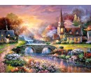 Castorland puzzle 3000 dílků  - Kostel v záři slunce
